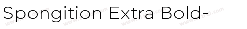 Spongition Extra Bold字体转换 Spongition Extra Bold字体转换